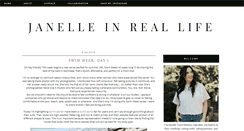 Desktop Screenshot of janelleinreallife.com