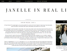 Tablet Screenshot of janelleinreallife.com